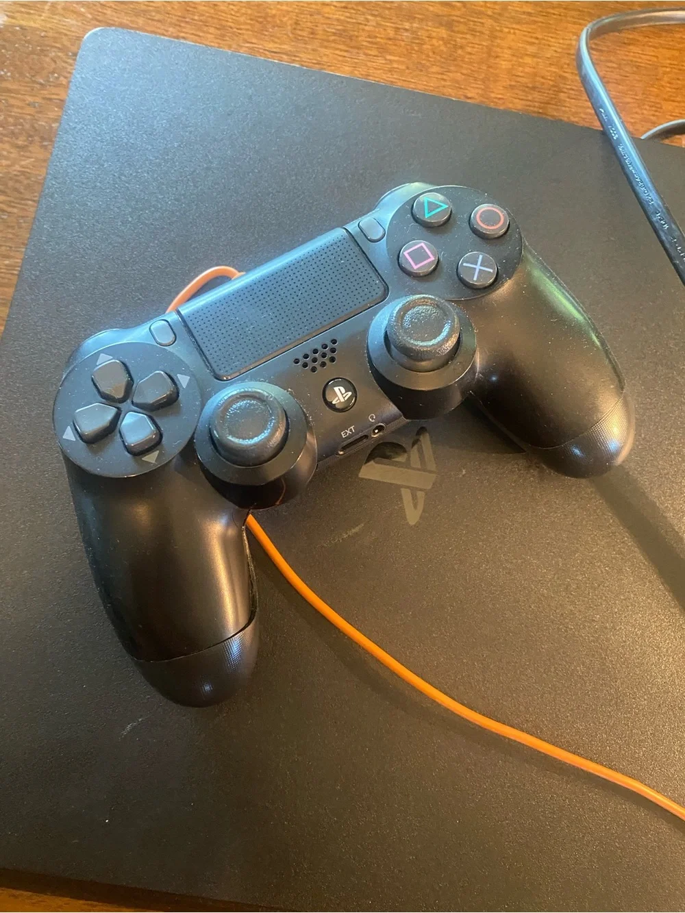 Sony Black PlayStation 4 Slim Console with Black Controller